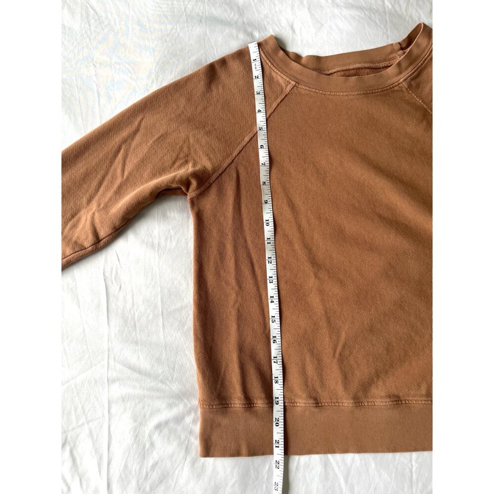 MATE the Label Organic Terry Raglan Athleisure Sweatshirt in Sedona - XS - Picture 9 of 10